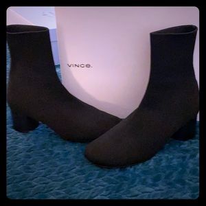Vince Black Booties